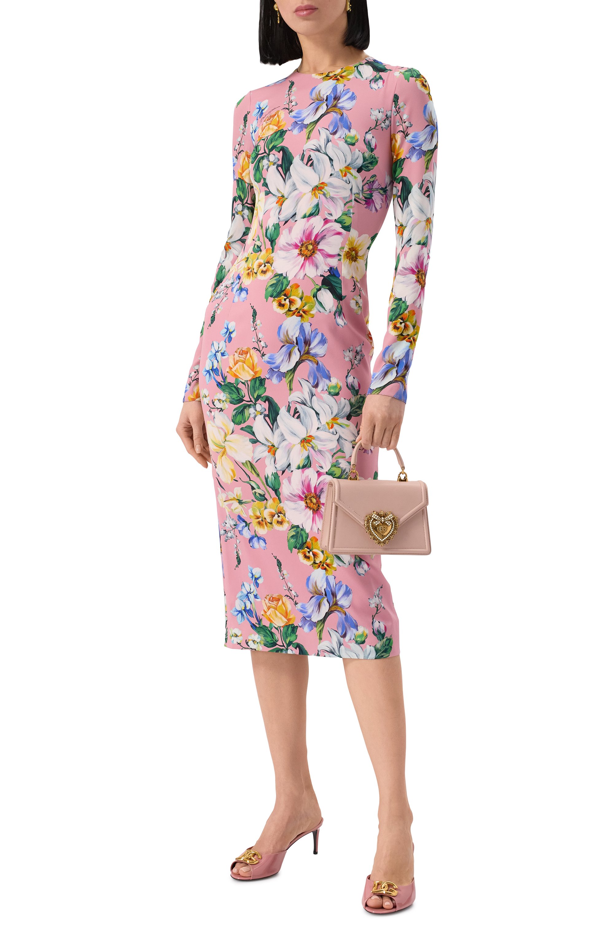 Шелковое платье DOLCE & GABBANA, арт. F6GAVT/FSA7G, фото 2