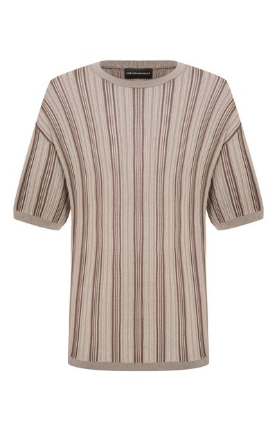 Мужская джемпер из лиоцелла и хлопка EMPORIO ARMANI, арт. EM004407/AF23431