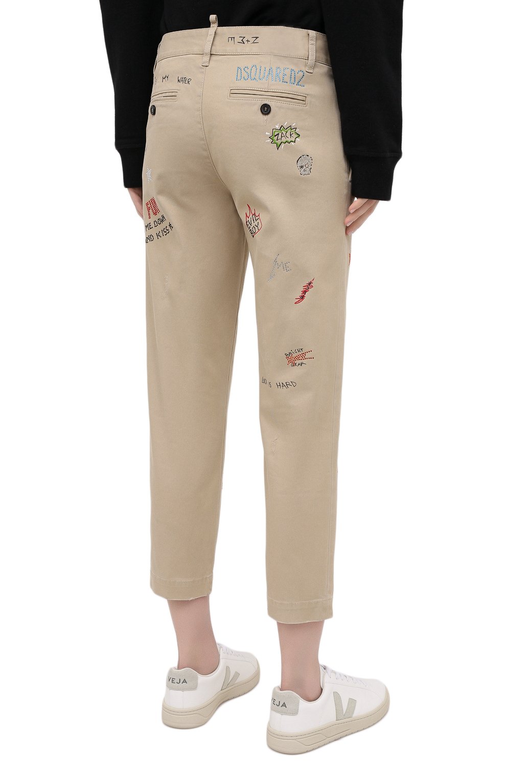Хлопковые брюки DSQUARED2, арт. S75KB0219/S39021, фото 4