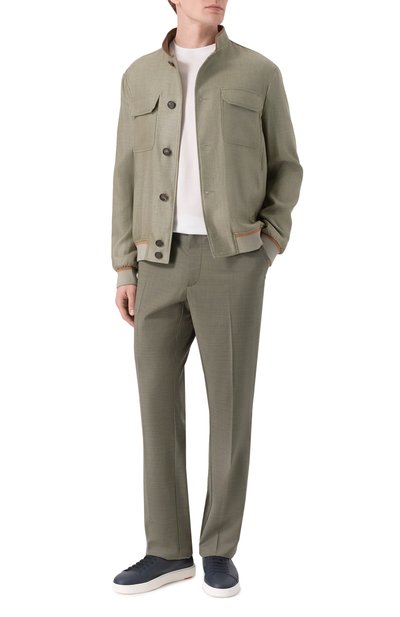 Бомбер из шелка и шерсти STEFANO RICCI, арт. M7J6100110/KL003U, фото 2