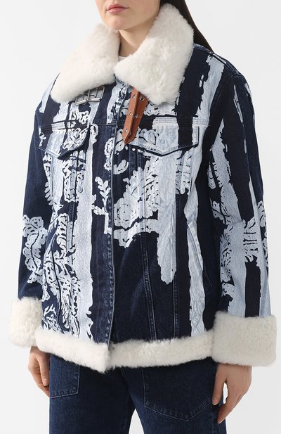 Джинсовая куртка с меховой подкладкой 7 FOR ALL MANKIND, арт. JSVNR990MT, фото 3
