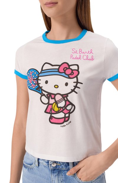 Хлопковая футболка MC2 SAINT BARTH, арт. STBW EMILIE STRING/06679H, фото 5