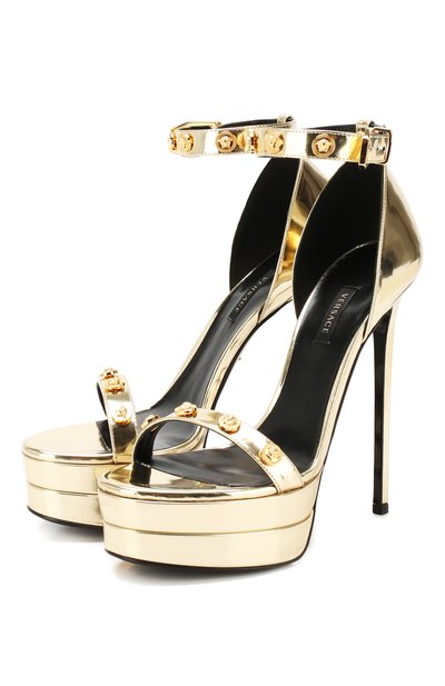 Кожаные босоножки tribute VERSACE, арт. DSR935S/DVTSP, фото 1