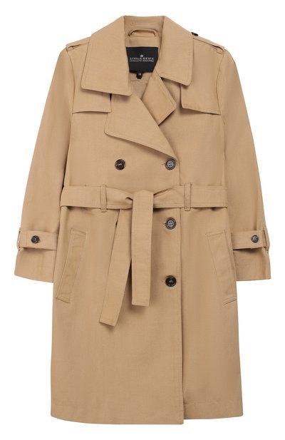 Двубортный плащ из хлопка DESIGNERS, REMIX GIRLS, арт. 15012, фото 1