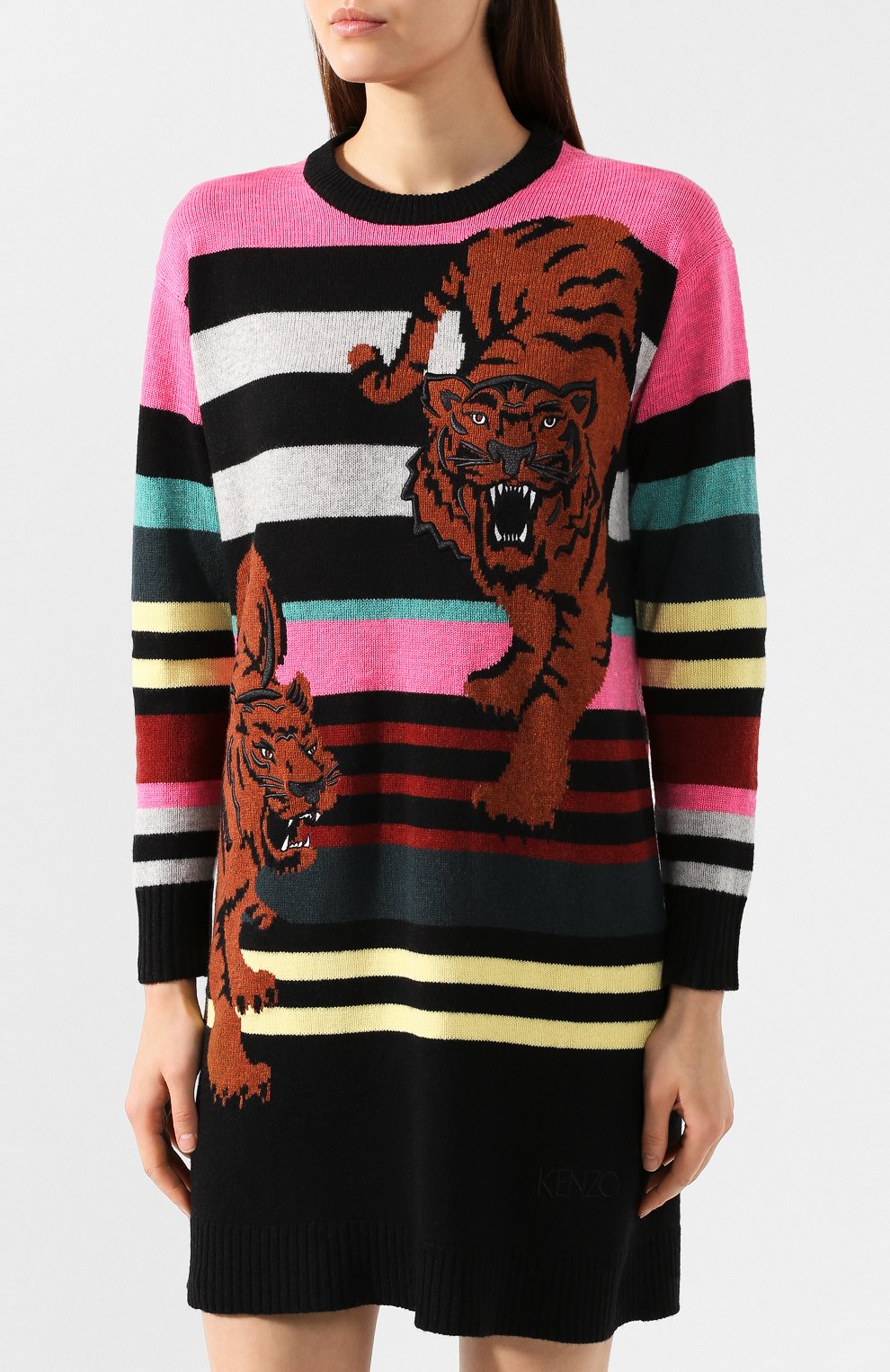Платье из смеси шерсти и хлопка KENZO, арт. F962R04013XK, фото 3