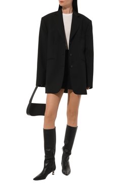 Женский шерстяной топ DOLCE & GABBANA белого цвета, арт. FXT04T/JCVR8 | Фото 2 (Материал сплава: Проставлено; Рукава: Короткие; Длина (для топов): Стандартные; Материал внешний: Шерсть; Драгоценные камни: Проставлено; Стили: Кэжуэл)
