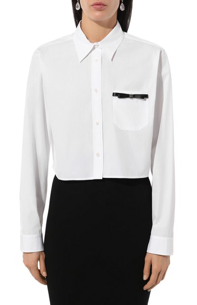 Хлопковая рубашка GIVENCHY, арт. BW61AU14V8, фото 3