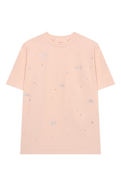 Хлопковая футболка ELISABETTA FRANCHI LA MIA BAMBINA, арт. EFTS2630/JE006_001