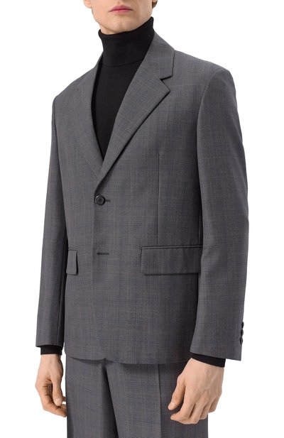 Шерстяной пиджак PRADA, арт. UGM169-10EA-F0480-221, фото 4