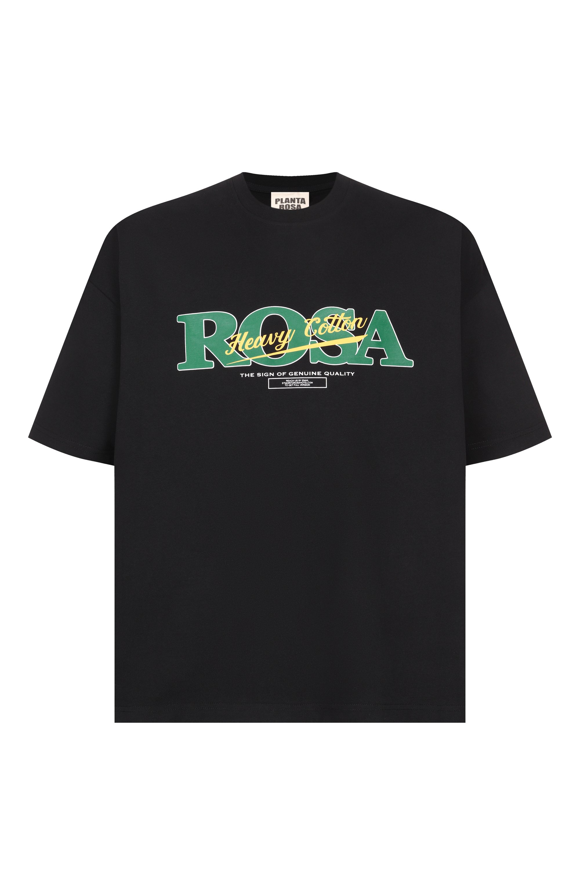 Хлопковая футболка PLANTA ROSA, арт. PR/T02/CHARM-BOLD/300VELVET, фото 1