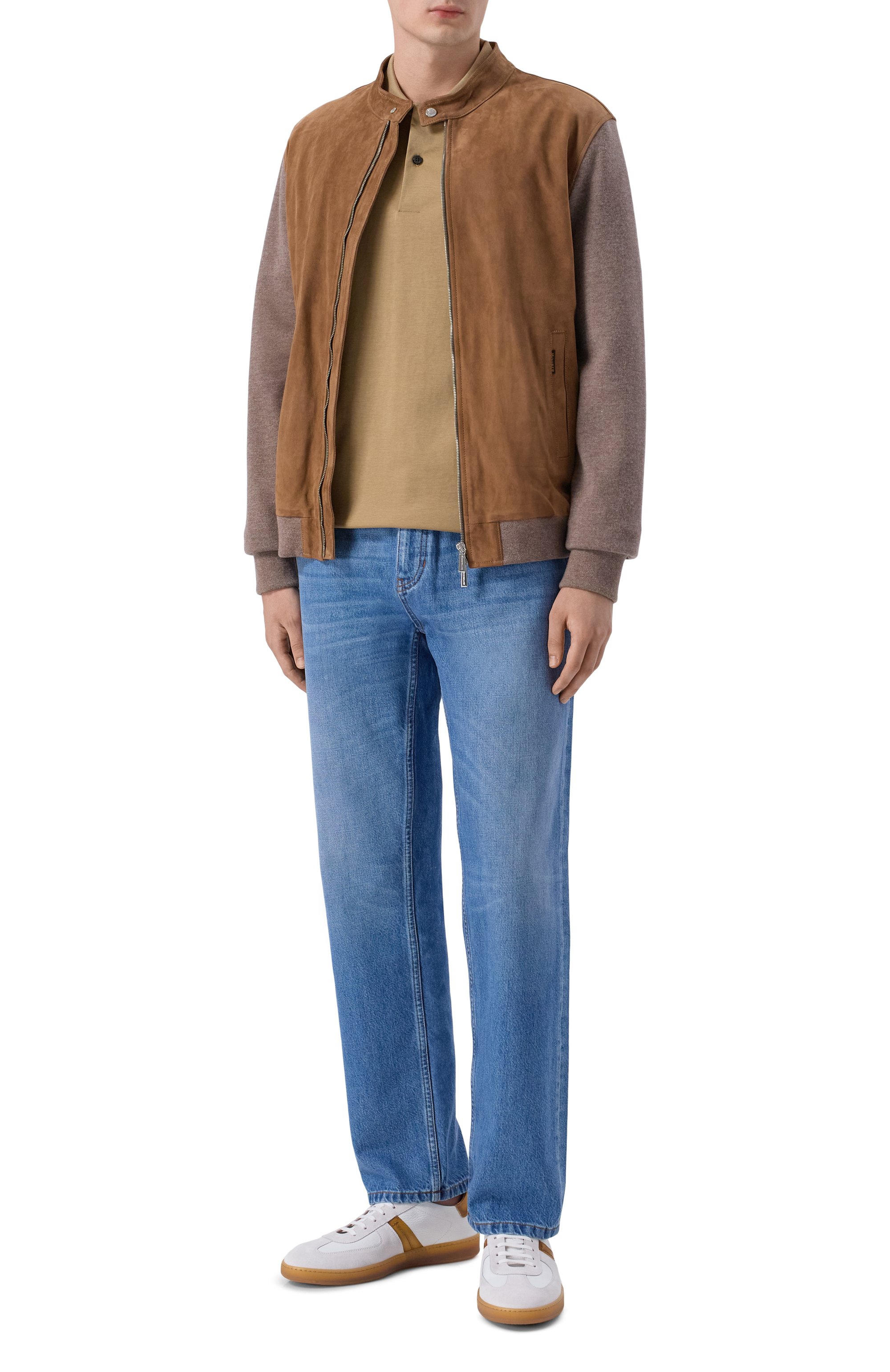 Кожаные кеды riva BLU BARRETT, арт. RIVA-14111.3/LE0N, фото 2