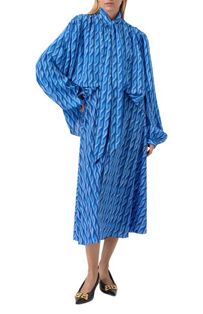 Атласное платье BALENCIAGA, арт. 814150/TRLB4, фото 3