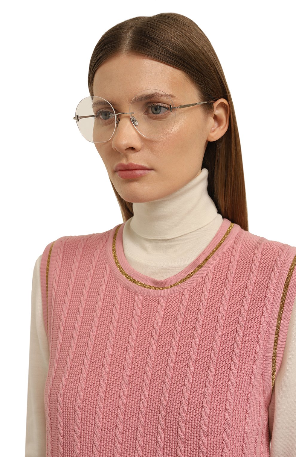 Оправа TOM FORD серебряного цвета по цене 38400 руб., арт. TF5809 /016, фото 2 Оправа TOM FORD, арт. TF5809 /016, фото 2