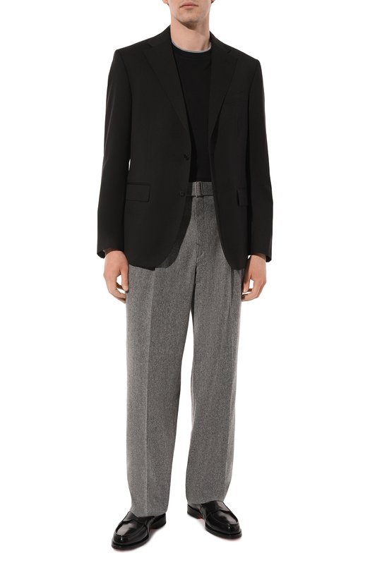 Хлопковая футболка Brunello Cucinelli M0B137427 Чёрный  M0B137427 Фото 2