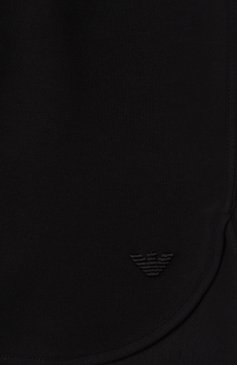 Детского комплект из футболки и шорт EMPORIO ARMANI черно-белого цвета, арт. EB000169/AF13218 | Фото 7 (Рукава: Короткие; Мальчики Кросс-КТ: Костюмы-спорт; Материал внешний: Синтетический материал; Ав�томатизация состава: Проставлено; Автоматизация ТО: Проставлено; Ростовка одежда: 6 лет | 116 см, 7 лет | 122 см, 8 лет | 128 см, 10 - 11 лет | 140 - 146см, 13 - 15 лет | 158 см, 16 лет | 164 см, 4 года | 104 см, 5 лет | 110 см)