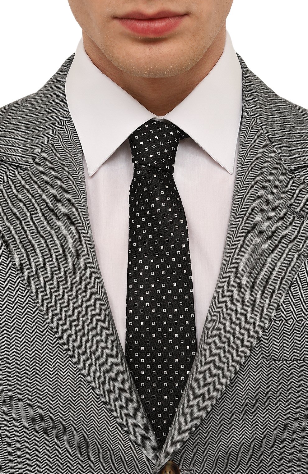 Шелковый галстук CANALI, арт. 18/HJ03825, фото 2