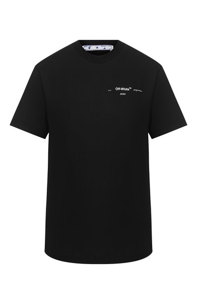 Женская хлопковая футболка OFF-WHITE, арт. 0WAA049S20JER0031001