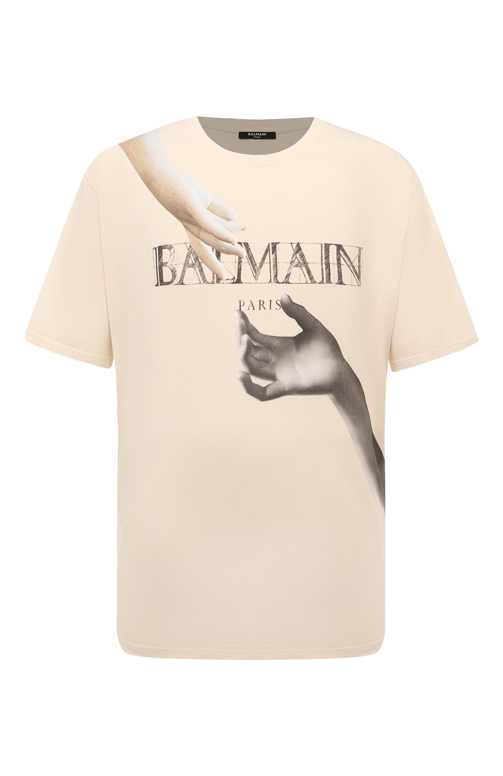 Хлопковая футболка BALMAIN, арт. AH0EG010/GC81, фото 1