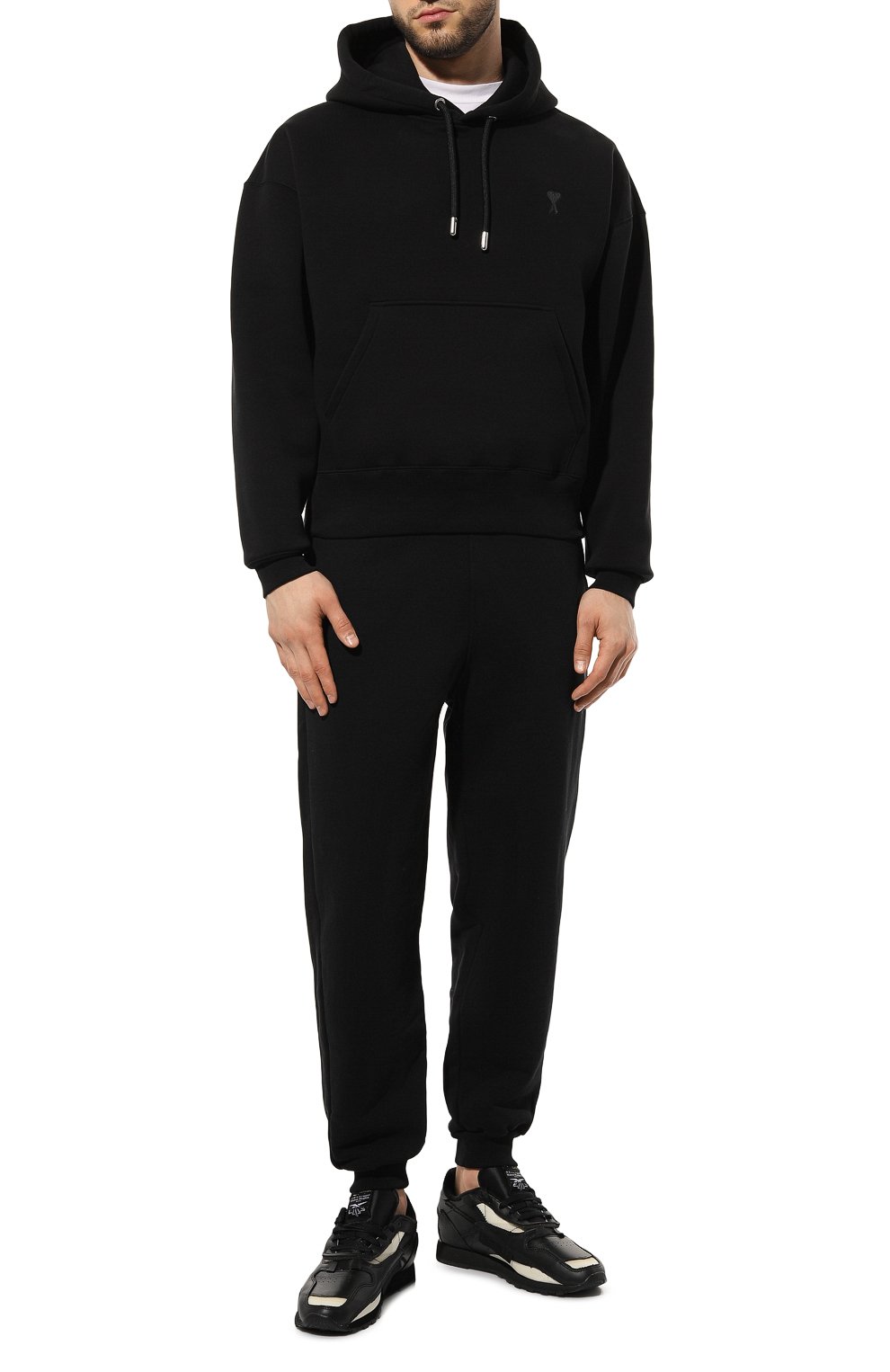 Хлопковые джоггеры AMI, арт. UTR202 747, фото 2