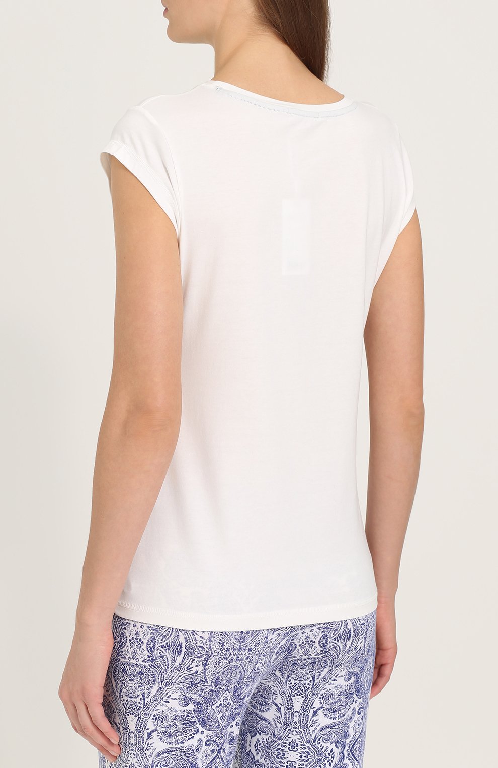 Футболка прямого кроя с круглым вырезом MEY, арт. 16811, фото 4