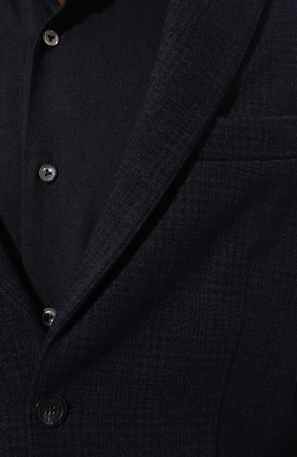 Шерстяной пиджак MARCO PESCAROLO темно-синего цвета по цене 123000 руб., арт. AP0LL0/50Y13, фото 7 Шерстяной пиджак MARCO PESCAROLO, арт. AP0LL0/50Y13, фото 7