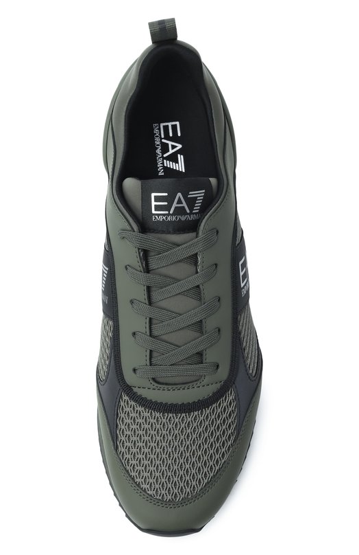 Текстильные кроссовки EA7 7X000334/AF18610 Хаки  7X000334/AF18610 Фото 6