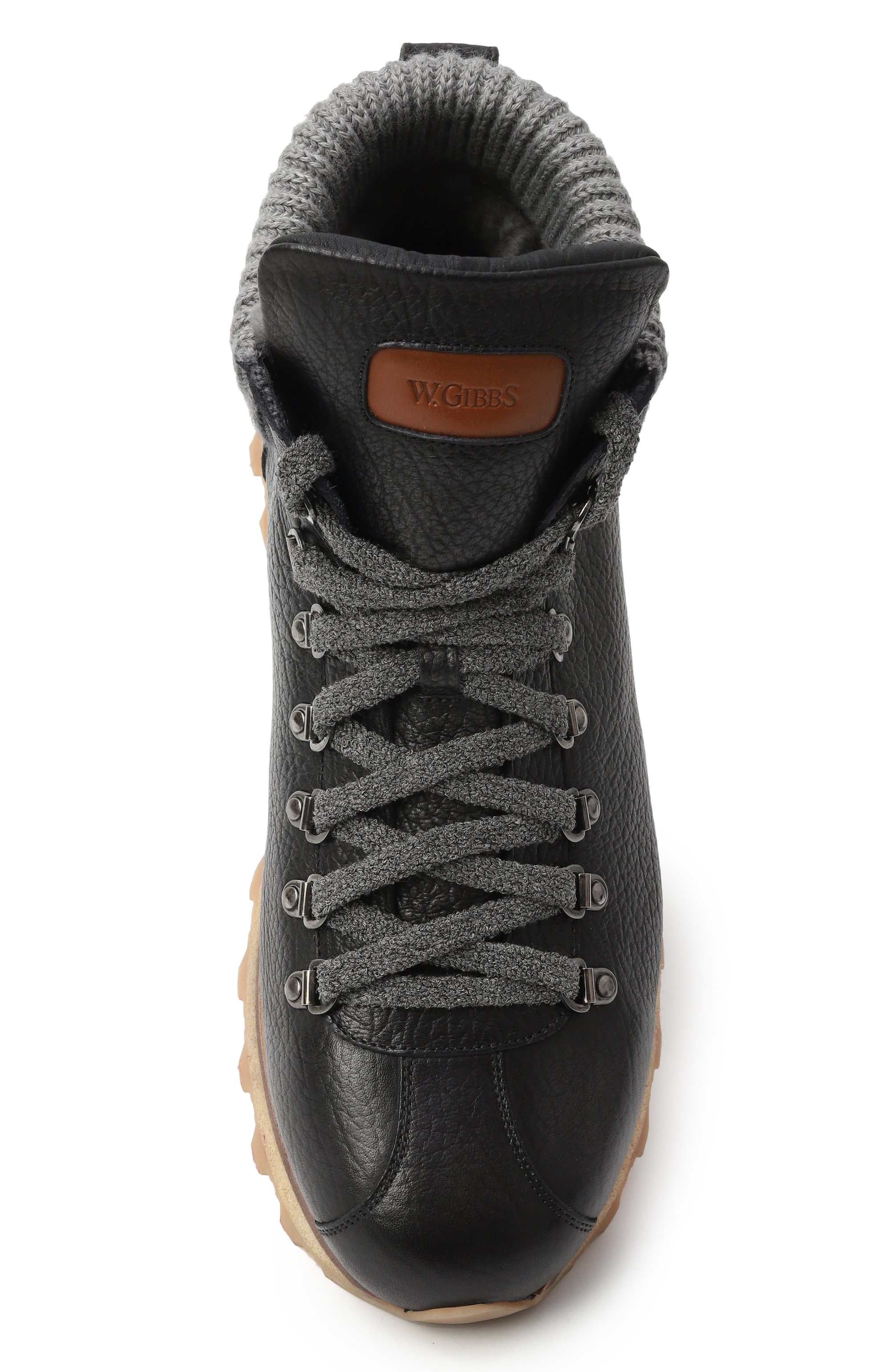 Кожаные хайкеры W.GIBBS, арт. 0998035/VIT. BANTUS/C0LLETT0 FUR, фото 6