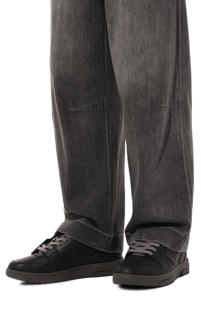 Комбинированные кеды out of office OFF-WHITE, арт. 0MIA189F24LEA00B1009, фото 3