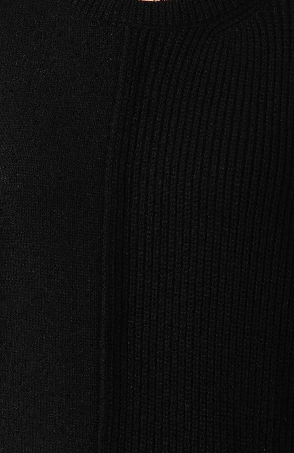Свитер YOHJI YAMAMOTO черного цвета по цене 47150 руб., арт. YJ-K86-547, фото 5 Свитер YOHJI YAMAMOTO, арт. YJ-K86-547, фото 5