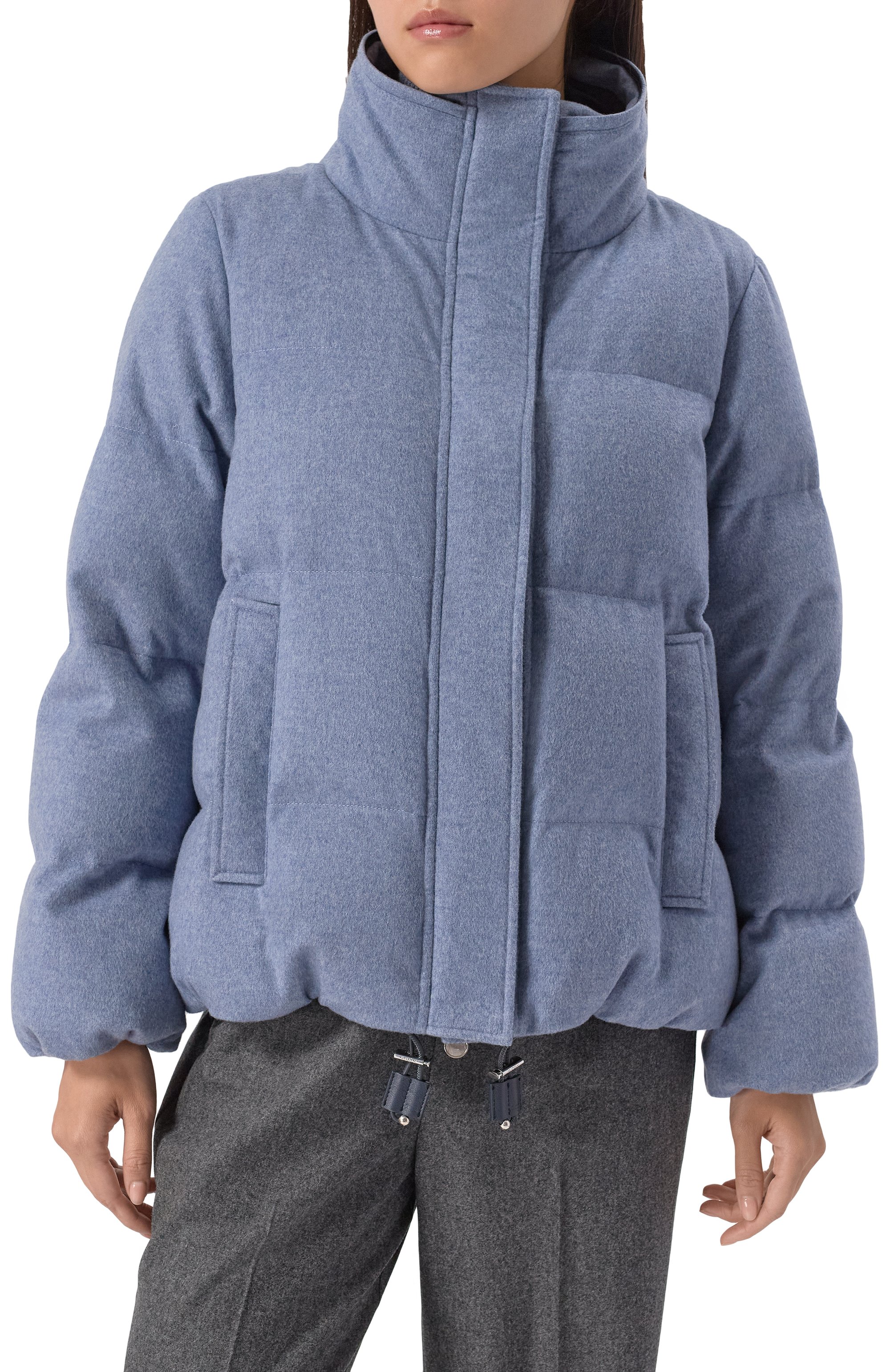 Кашемировый пуховик KITON, арт. D58648K0576E01, фото 6