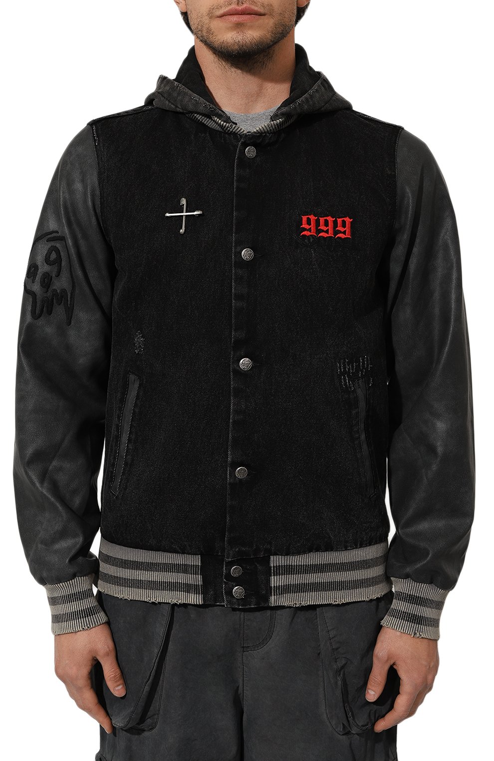 Комбинированный бомбер ksubi x juice wrld KSUBI, арт. MJW23JK001, фото 3