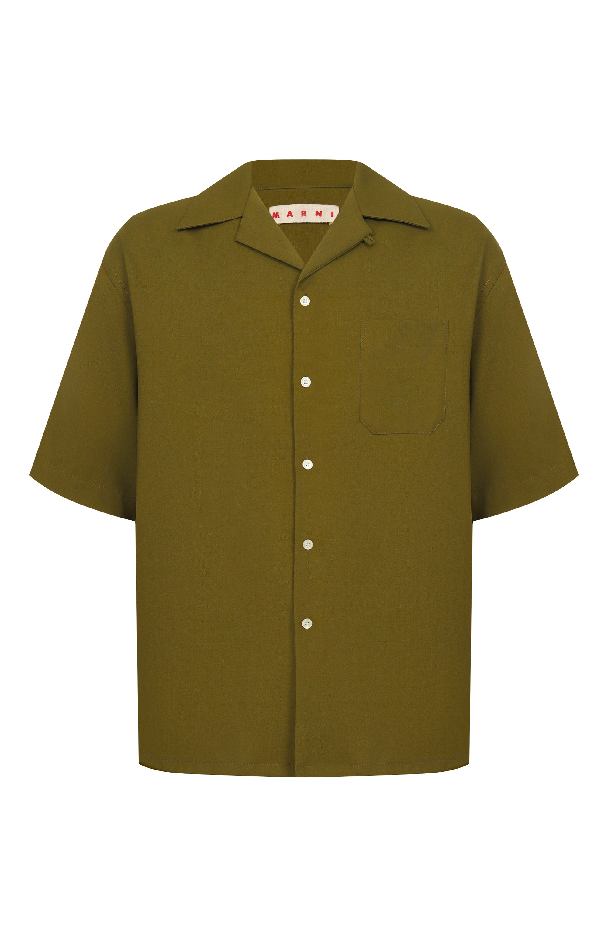 Шерстяная рубашка MARNI, арт. CUMU0213A5/UTW839, фото 1