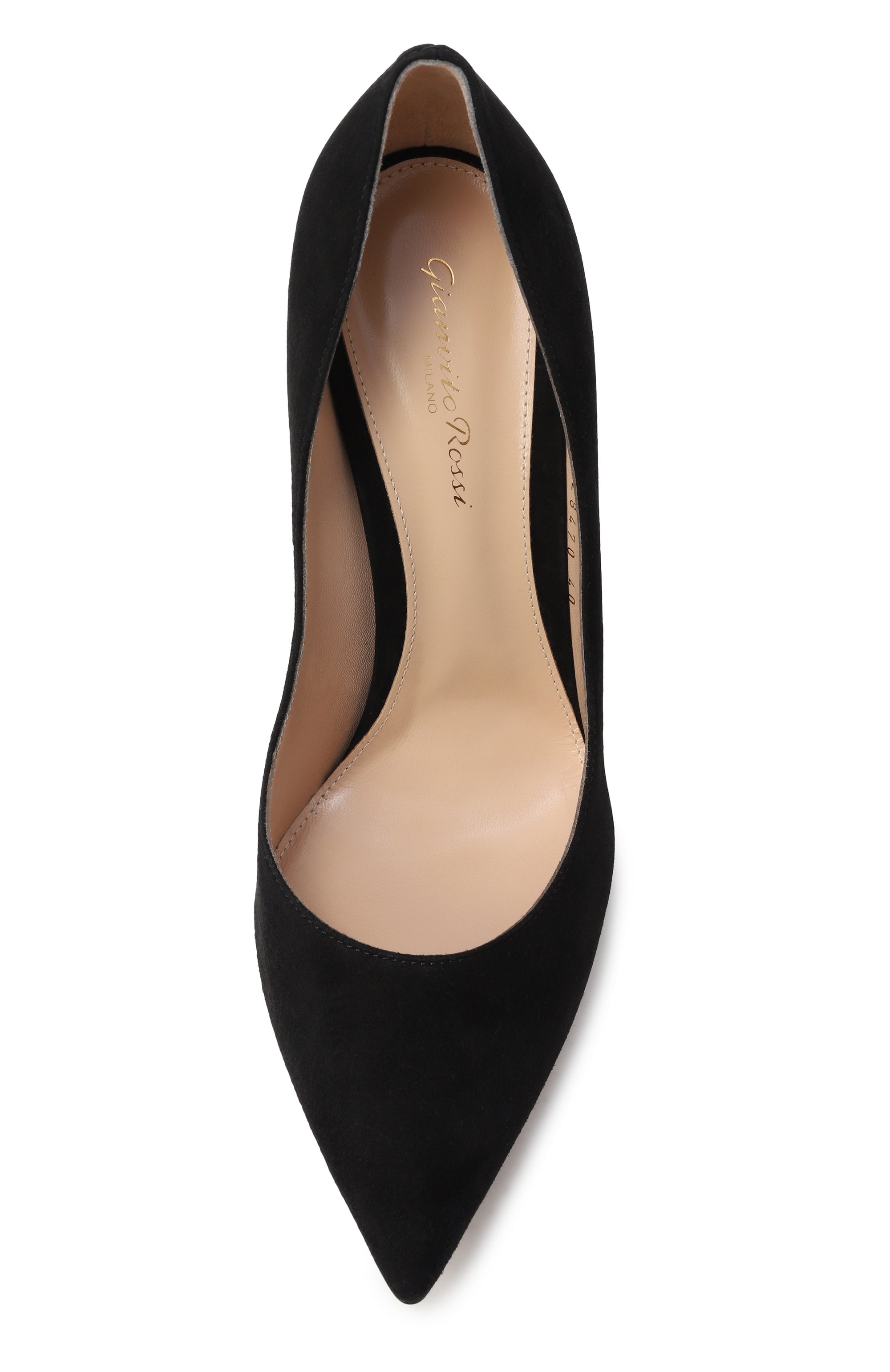 Замшевые туфли gianvito 105 GIANVITO ROSSI, арт. G28470.15RIC.CAMNER0, фото 6