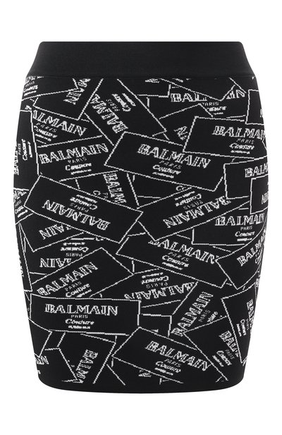 Женская юбка из вискозы BALMAIN, арт. EF1LB004/KH86