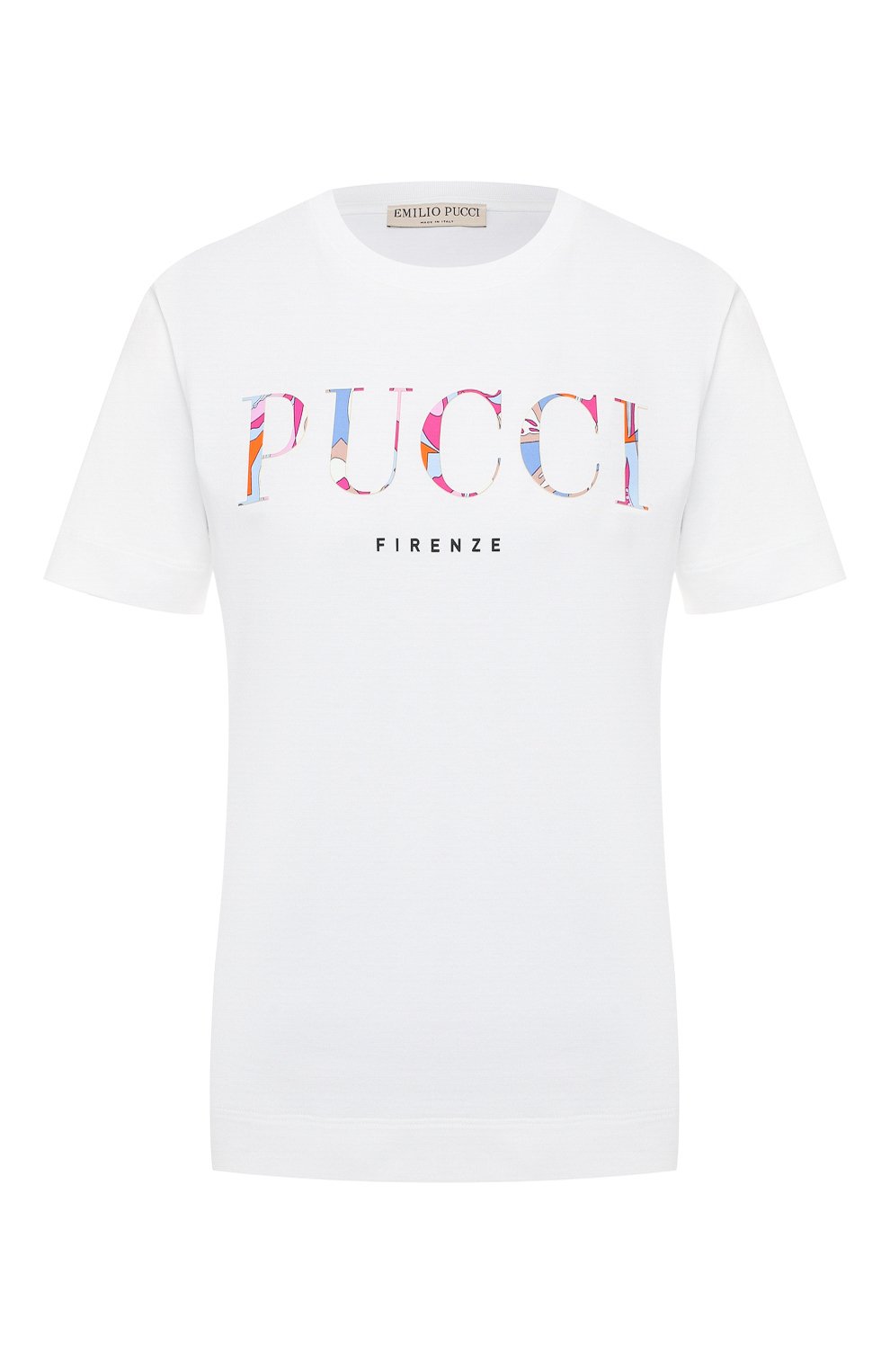 Хлопковая футболка EMILIO PUCCI, арт. 0EJP73/0E987, фото 1