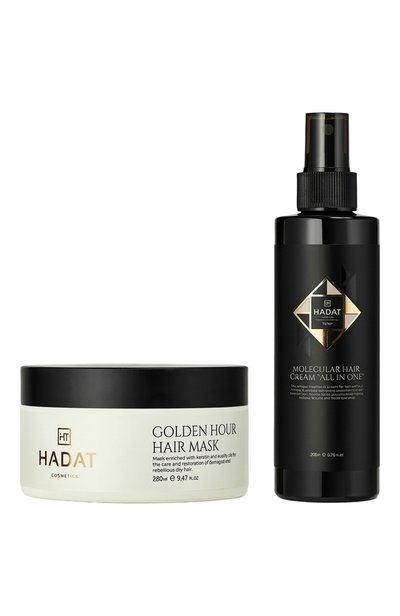Женского набор spa golden hour «ритуал восстановления для волос» (280+200ml) HADAT COSMETICS, арт. 7298014870679