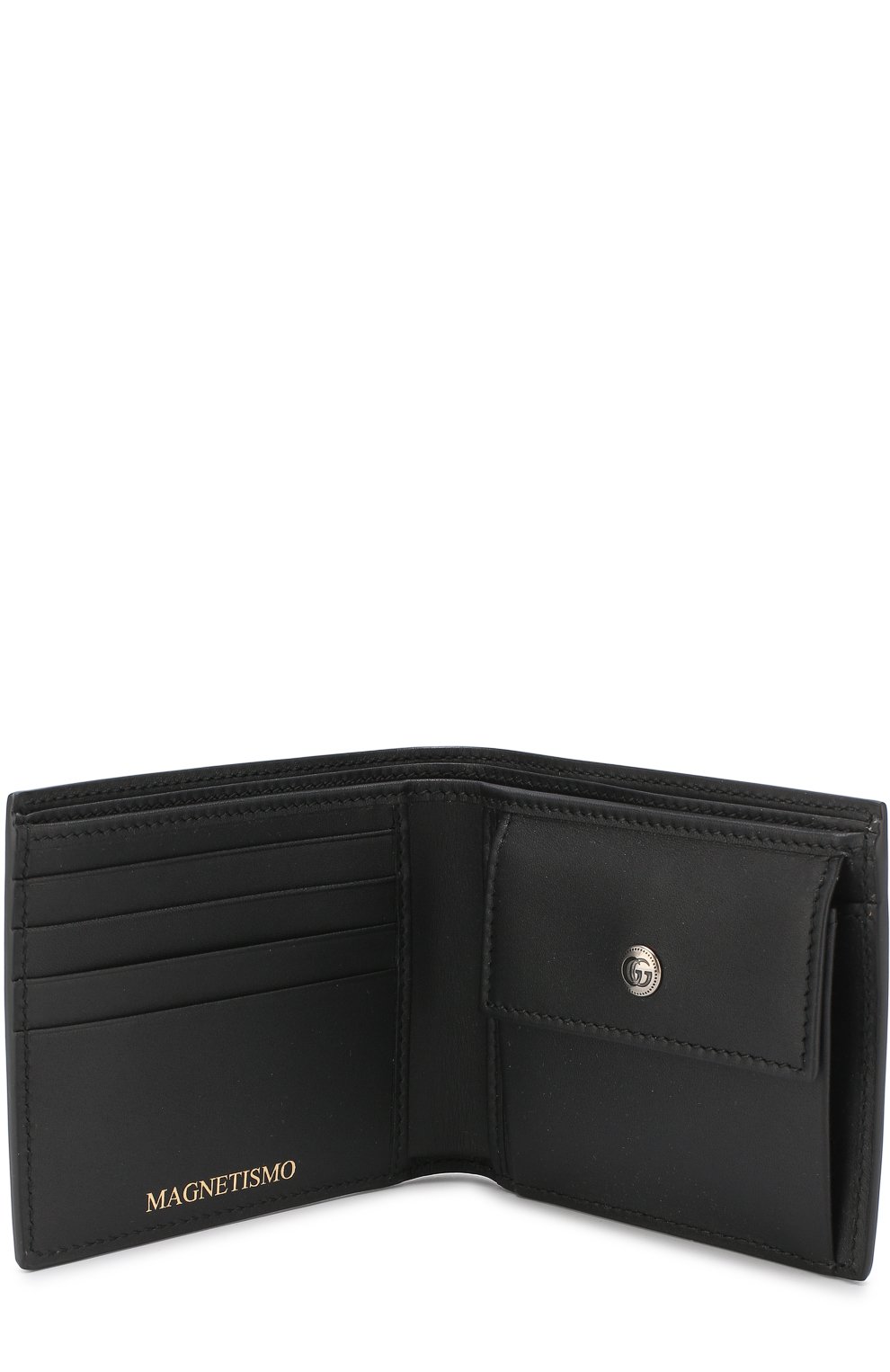 Кожаное портмоне с принтом GUCCI, арт. 510487/0GUSN, фото 3