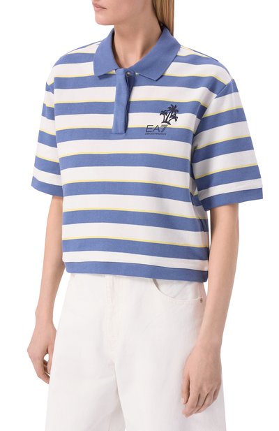 Хлопковое поло EA7, арт. 7W001023/AF20777, фото 3