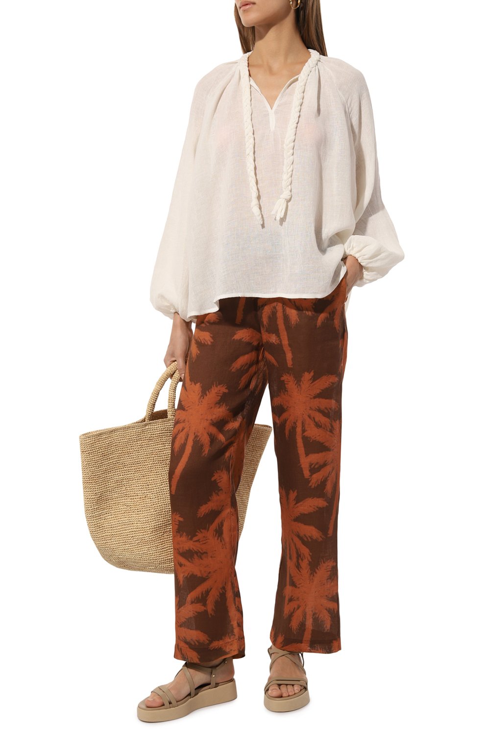 Льняная блузка MANEBI, арт. F11MY, фото 2