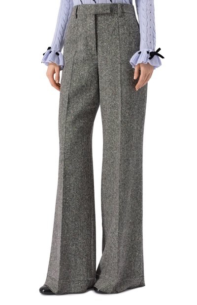 Шерстяные брюки VALENTINO, арт. 7B0RB6S0/9R2, фото 3