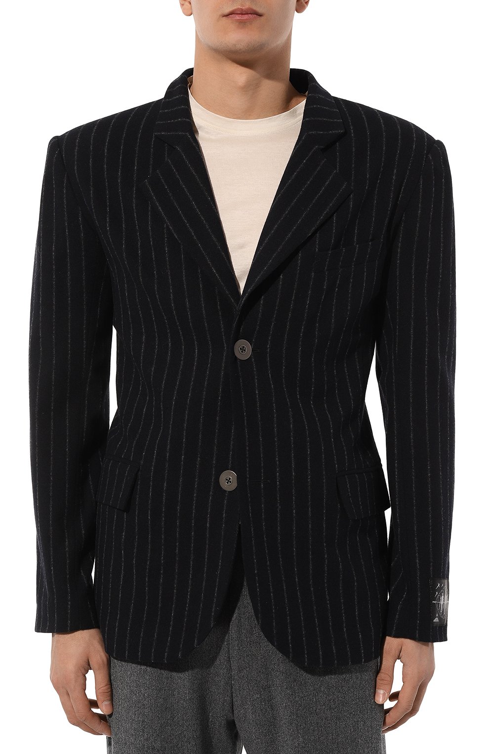 Однобортный пиджак WHO_AM, арт. MJ1-OSV241-DBLU, фото 3