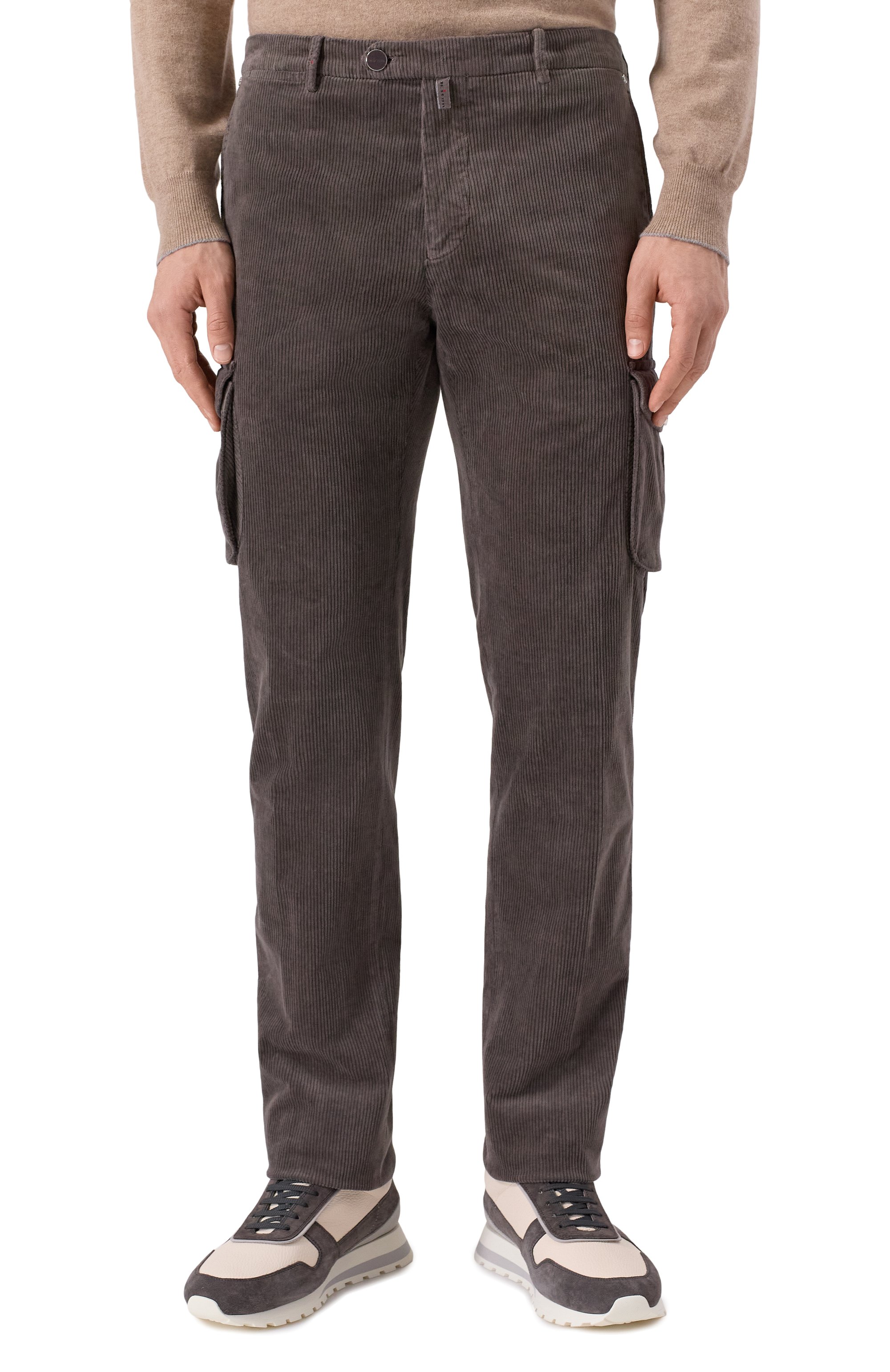 Вельветовые брюки-карго KITON, арт. UFPPCAK0105H20, фото 3