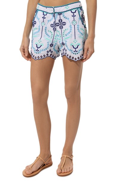 Шорты из хлопка и льна CHARO RUIZ IBIZA, арт. 244500, фото 3