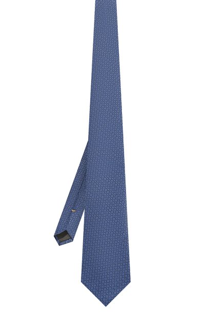 Шелковый галстук CANALI синего цвета по цене 16600 руб., арт. 18/HJ03499, фото 3 Шелковый галстук CANALI, арт. 18/HJ03499, фото 3