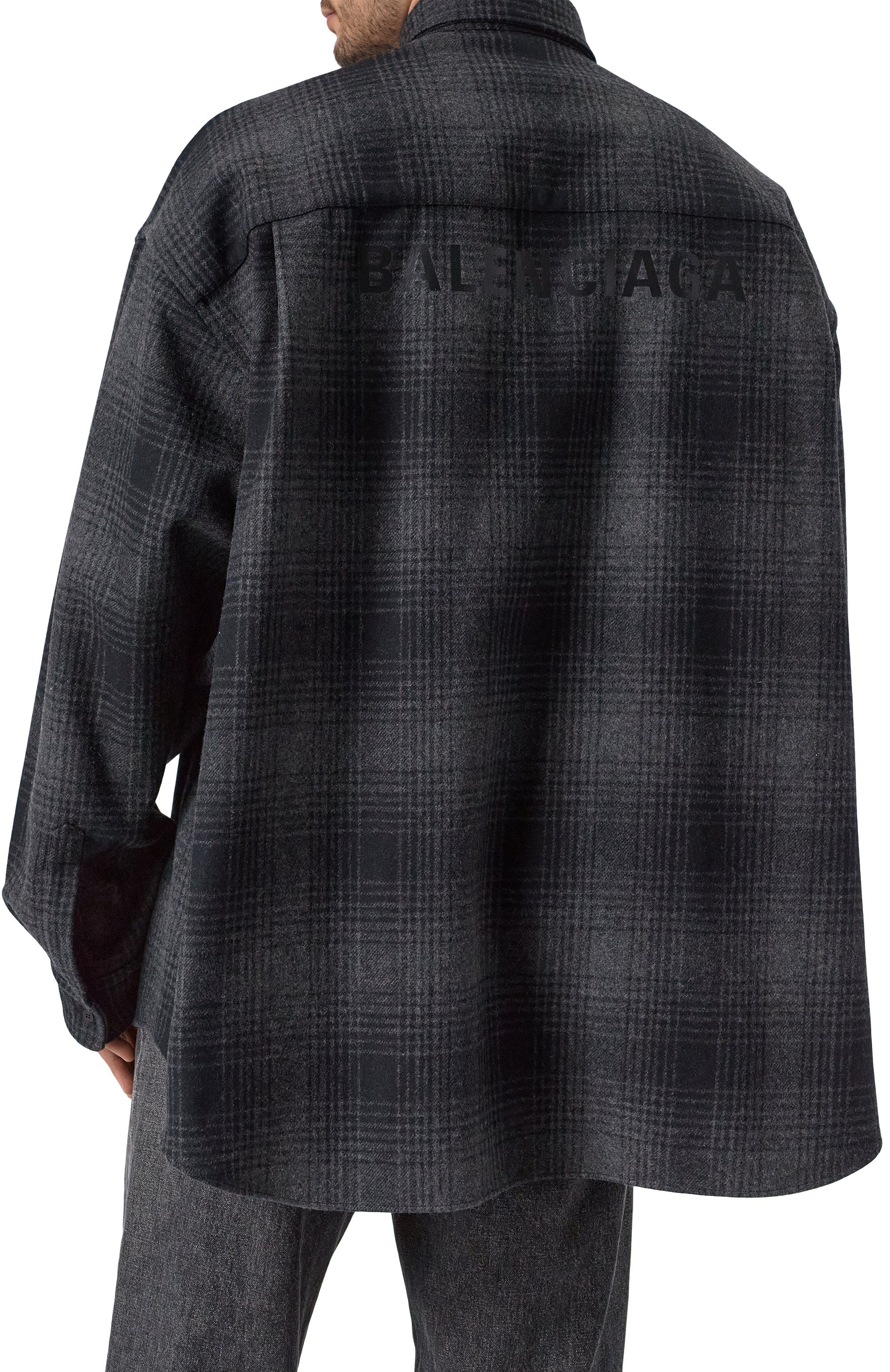 Шерстяная рубашка BALENCIAGA, арт. 725377/TRU17, фото 4