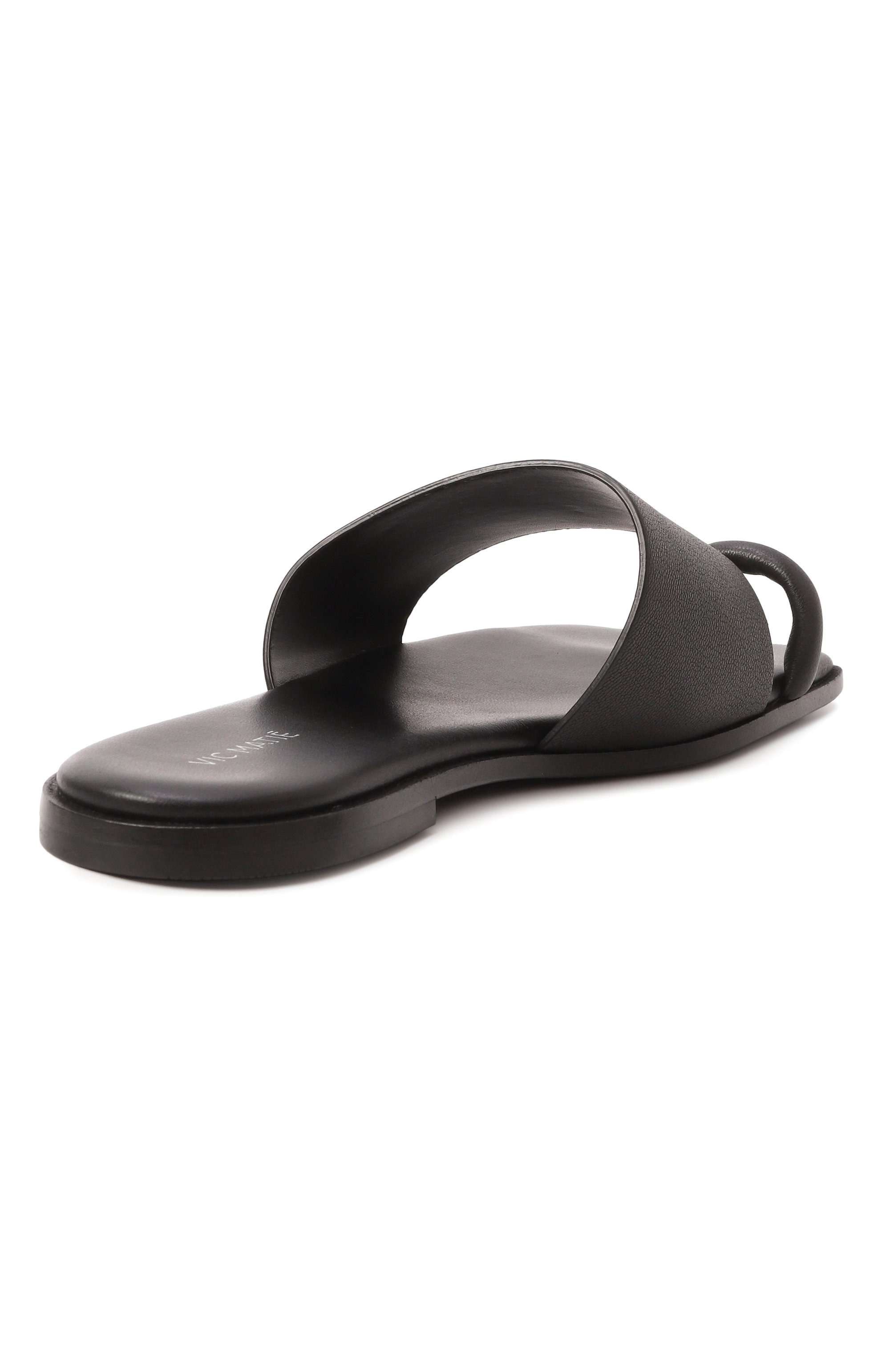 Кожаные шлепанцы VIC MATIE, арт. 1G3764D_G42G200101, фото 5