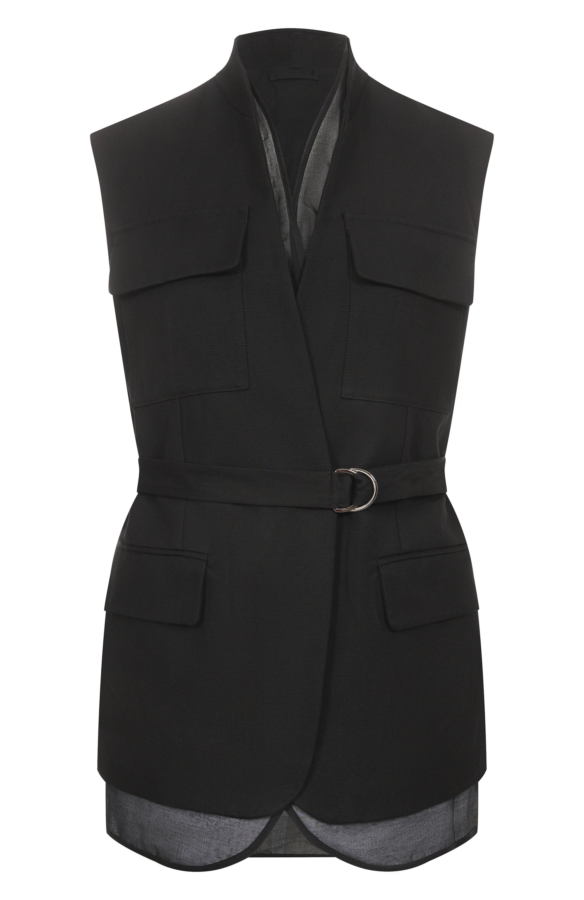 Жилет из хлопка и льна BRUNELLO CUCINELLI, арт. MH5447344, фото 1