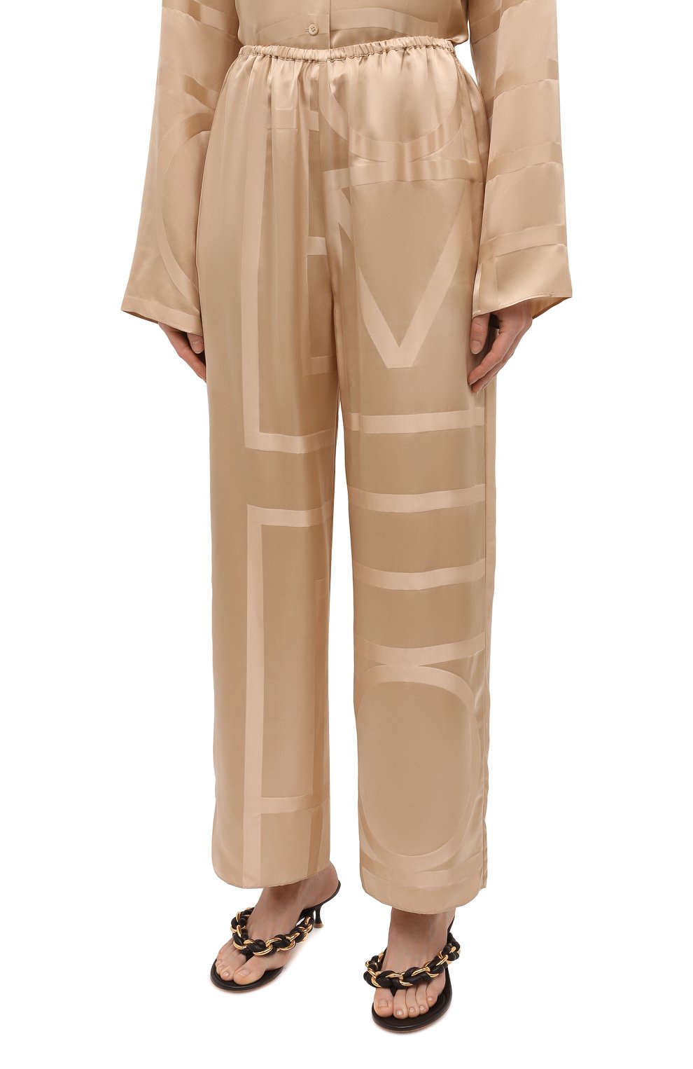 Шелковые брюки TOTEME, арт. 212-255-724, фото 3