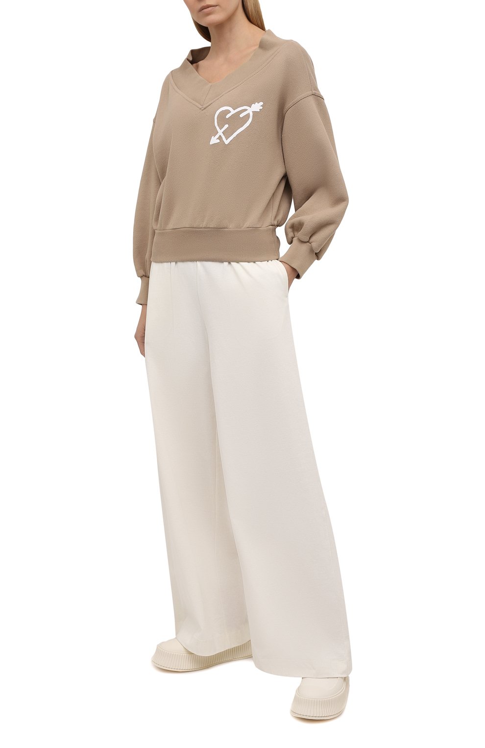 Хлопковый свитшот PALM ANGELS, арт. PWBA025S21FLE0048501, фото 2