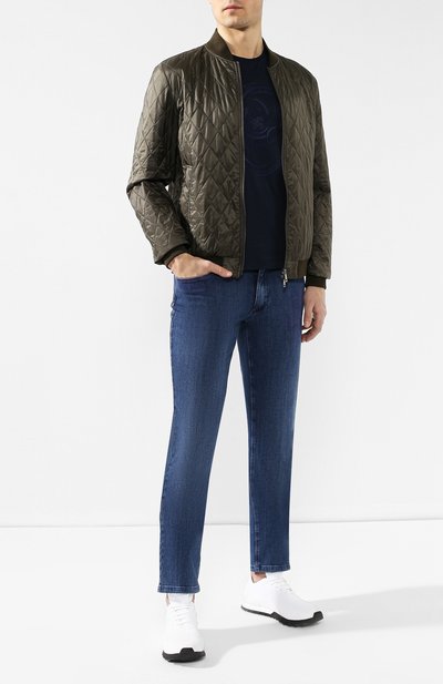 Текстильные кроссовки KITON, арт. USSFITN00609, фото 2